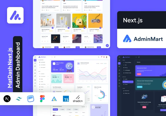 MatDash Tailwind Next.js Admin Template